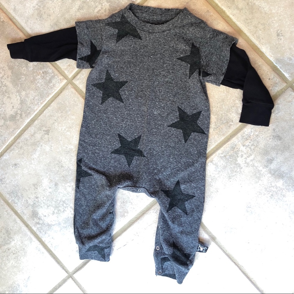 Nununu Long Sleeve Star Romper
